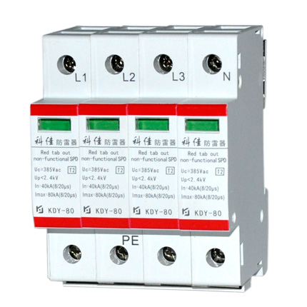 AC SPD – 80kA per phase surge protection devices  KDY-80-4P z