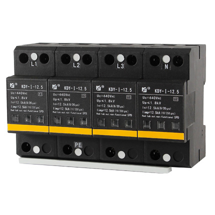 AC SPD – T1- 12.5kA per phase surge protection devices  KDY-I-12.5-4P z
